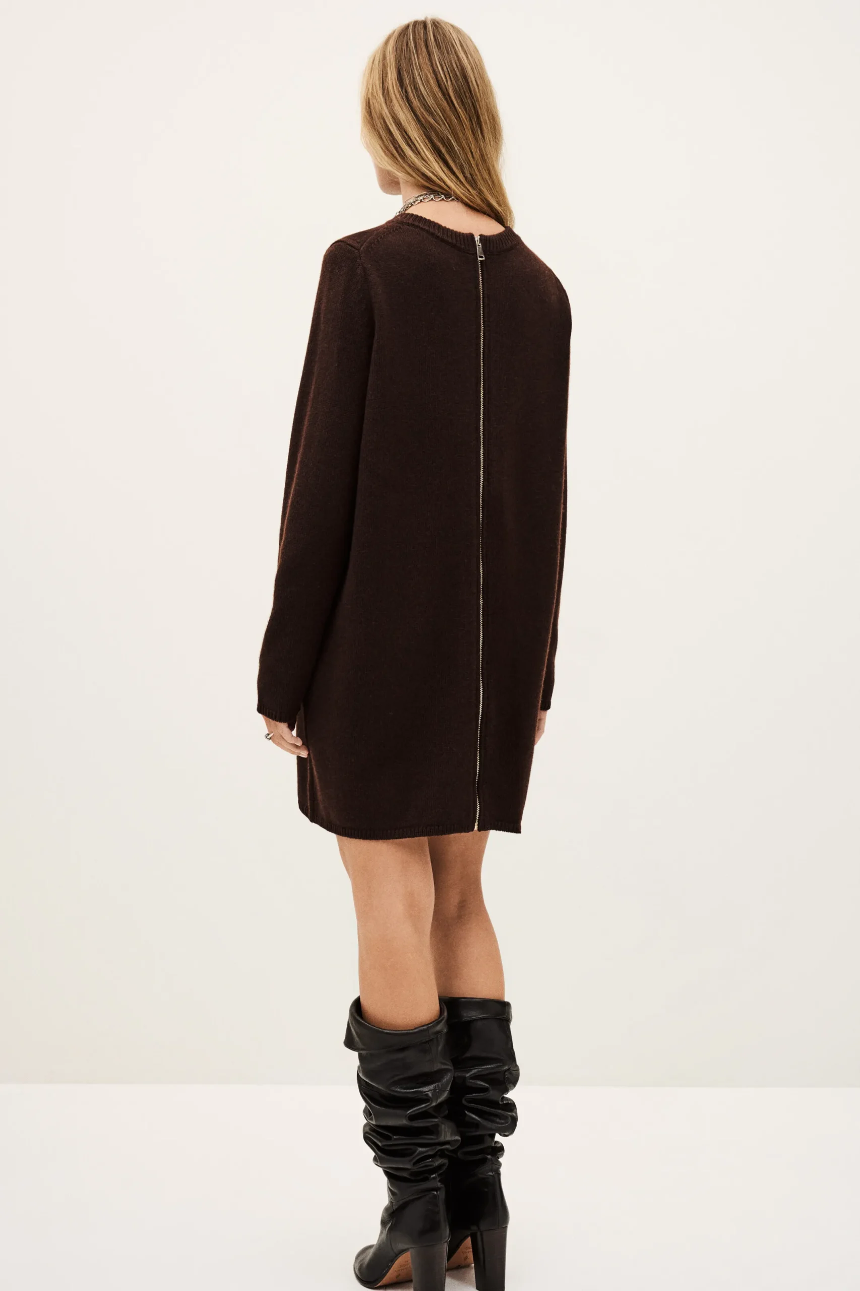 ATES robe pull maille