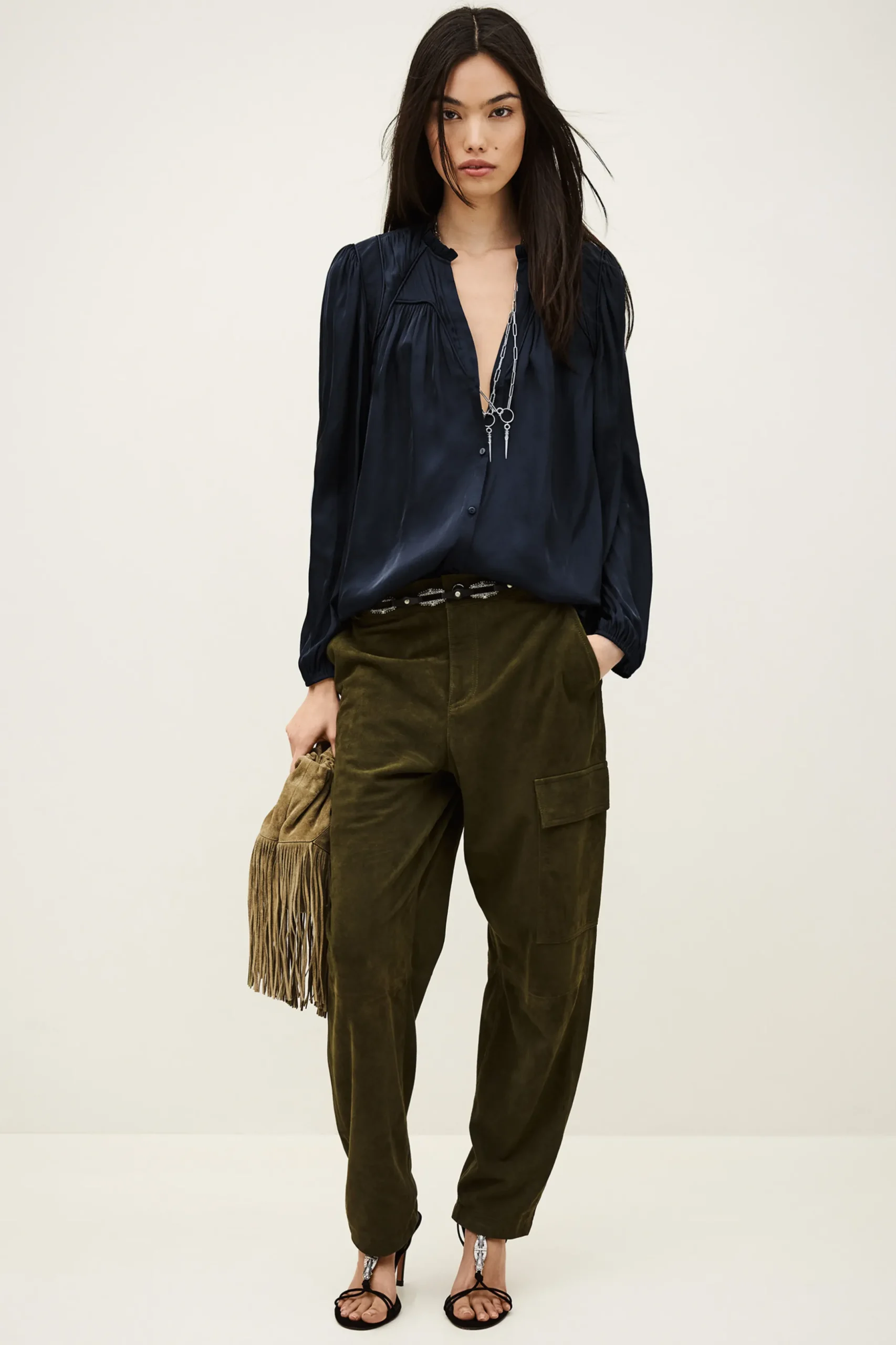 CESIRA blouse manches bouffantes