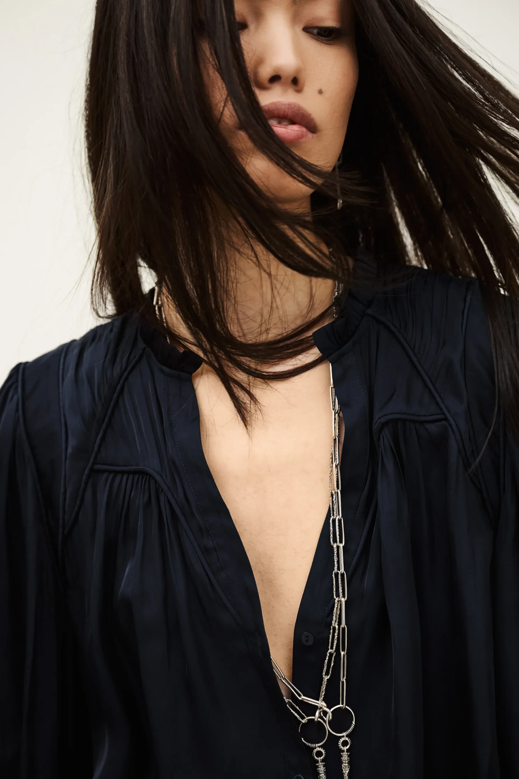 CESIRA blouse manches bouffantes